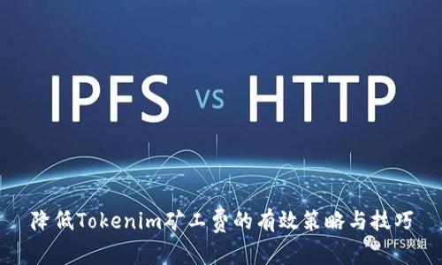 降低Tokenim矿工费的有效策略与技巧